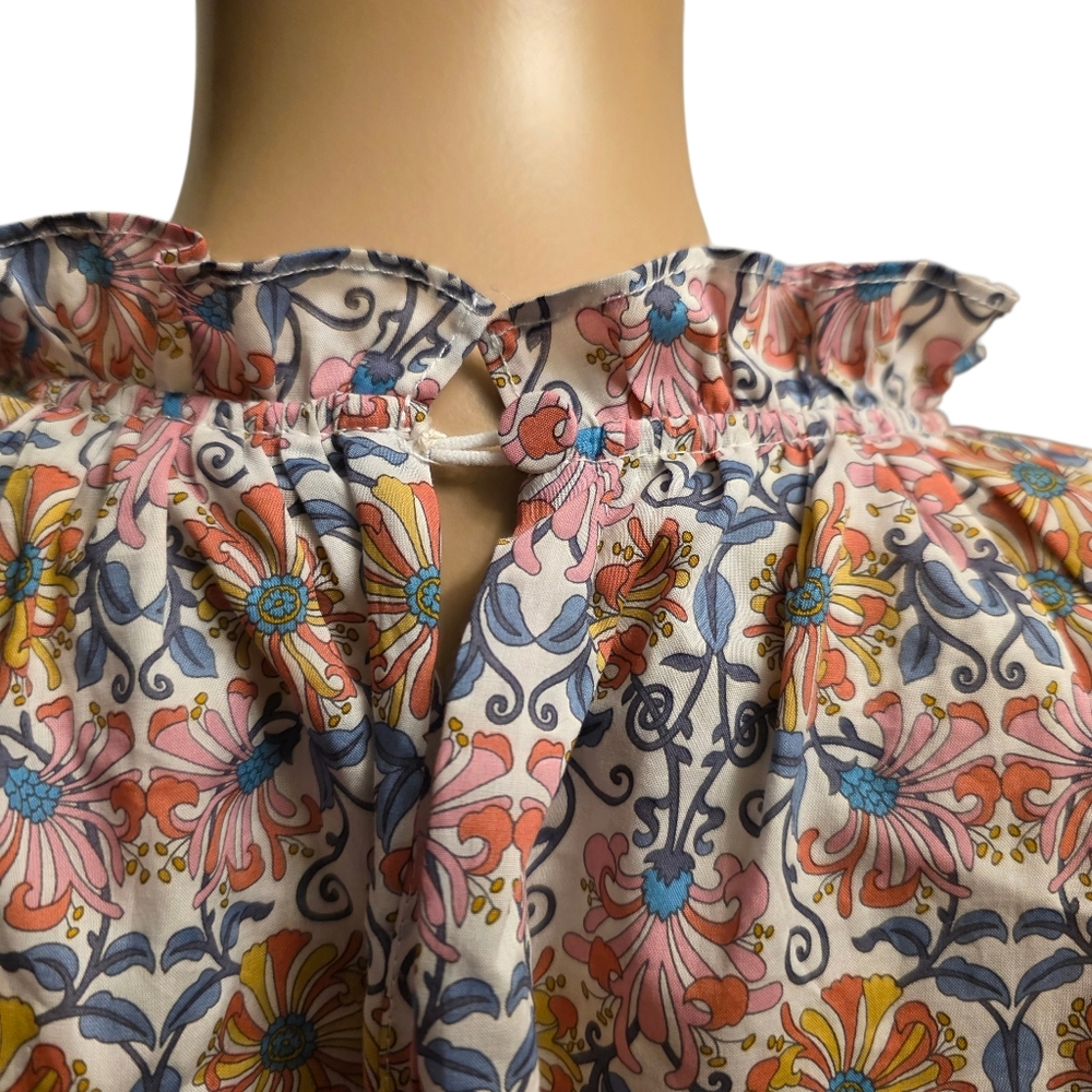 J. Crew Floral Print Women's Blouse Size S Nwt - Picture 8 of 15